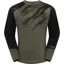 Madison Flux Men's Long Sleeve Trail Jersey In Midnight Green/Black