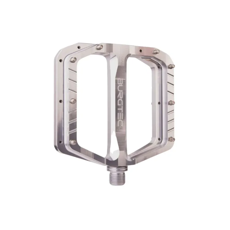 Penthouse Flat MK5 Pedals - Rhodium Silver