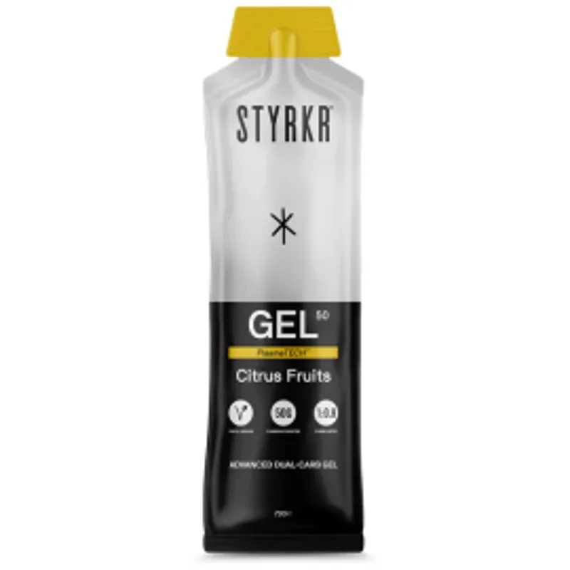 STYRKR GEL50 Citrus Fruits Dual-Carb Energy Gel 